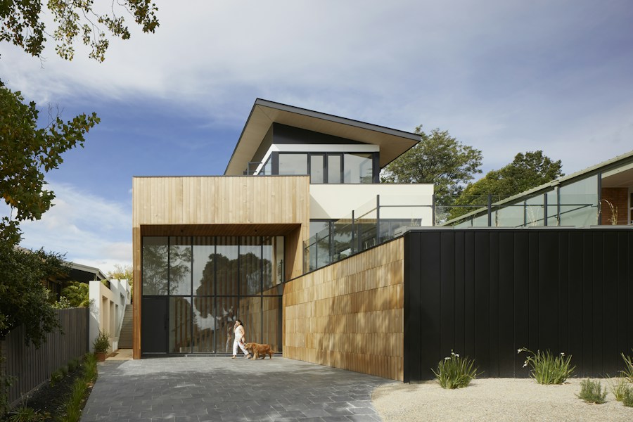 Architecture d’un immeuble résidentiel contemporain